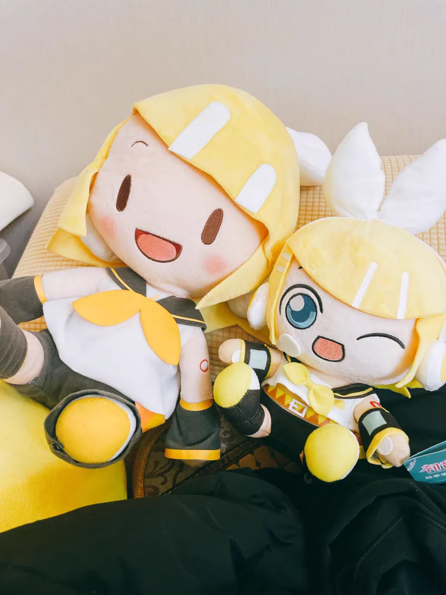 20cm Original Anime Hatsune Miku Plush Kwayi Toys Fufu Kagamine Len Kagamine Rin Megurine Luka Soft Filled Dolls Pillow Kid Gift