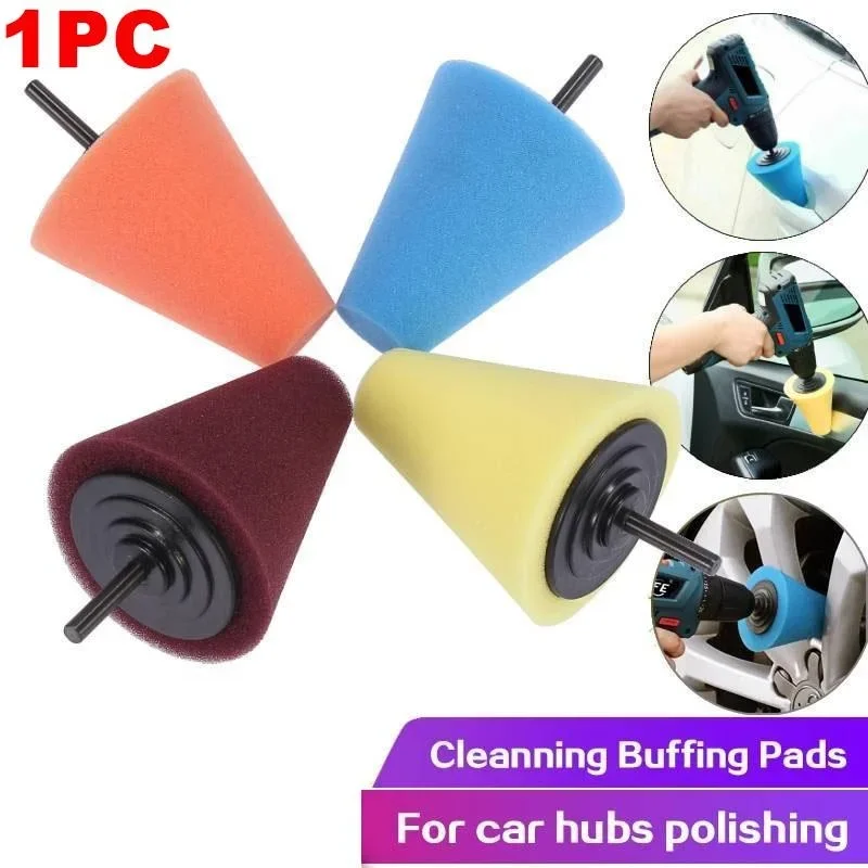 1PC Polishing Pads for Wheel Hub Cleaning Cone ing and Polishing Wheel for Drill Sponge ing Pads Car Care