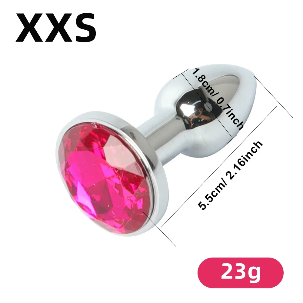 Metal Anal Beads Butt Plug Small Wearable Ass Analplug Jewelry Dilator Dildo Anal Prosate Massager Sex Toy Man Women Shop
