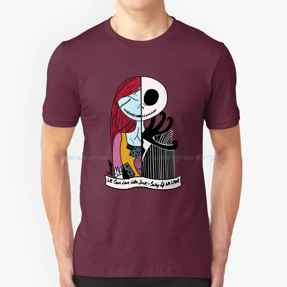 Jack And Sally-Blink 182 I Miss You T Shirt 100% Cotton Tee Dont