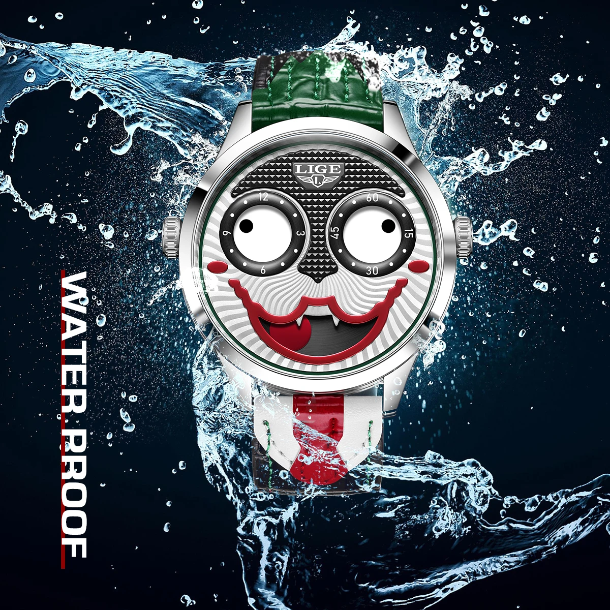 Orologi creativi per uomo, orologi da polso al quarzo alla moda