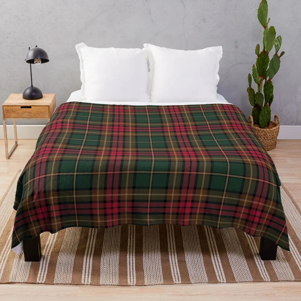 

County Cavan Irish Tartan Throw Blanket Fashion Sofas Luxury Hairys funny gift Thermal Blankets