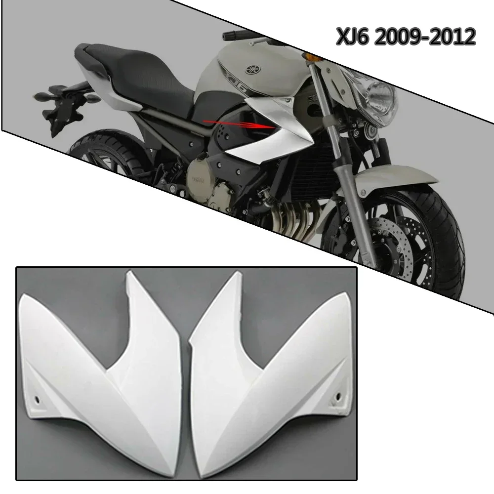 야마하 XJ6 2009-2012용 오토바이 사이드 페어링 패널 차체 프레임 인젝션 페어링 ABS 카본 파이버/프린팅 패턴