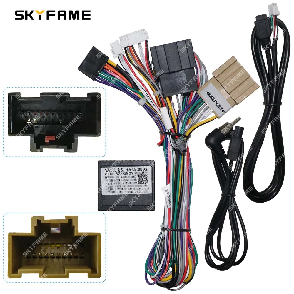 RAISE Car 16Pin Wiring Harness Adapter Canbus Box Decoder For Buick Verano GS Chevrolet S10 Colorado Trailblazer