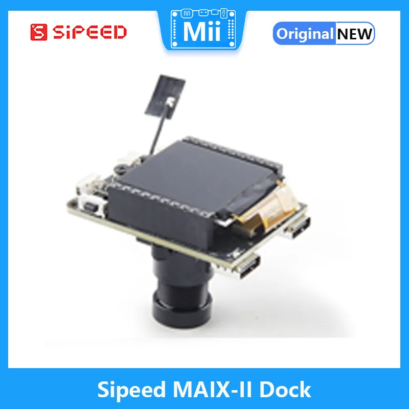 Sipeed MAIX-II Dock is an AIoT vision Board, Allwinner V831, wifi, 2 Million Pixel Camera, 1.3 Inch Screen