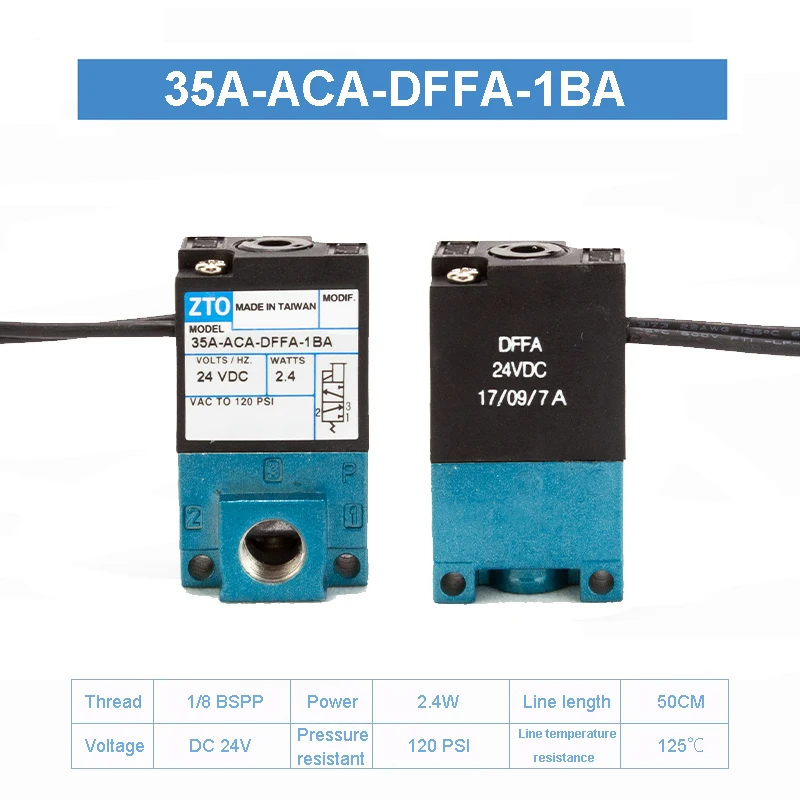 vias 35A-ACA-DDAA-1BA DDBA DDFA MAC marcação dispensadora