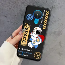 Astronaut Cartoon Soft Silicone TPU Phone Case - Fashion Back Cover s for Nokia 1.4 (HS-C0057)