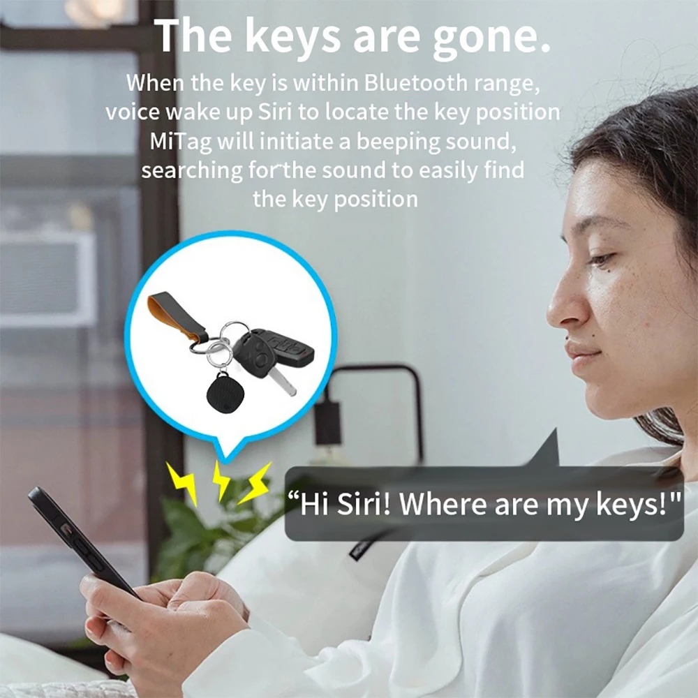 New Mini Tracking Device Find My Key Smart Air Tag Child Finder Pet Car Lost Tracker Smart Bluetooth-compatible Tracker Supplies