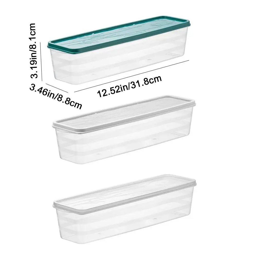 Plastic Container Large Capacity Airtight Rectangular Pasta Box Noodles Container Kitchen Food Storage Jar Fresh-keeping Case 6