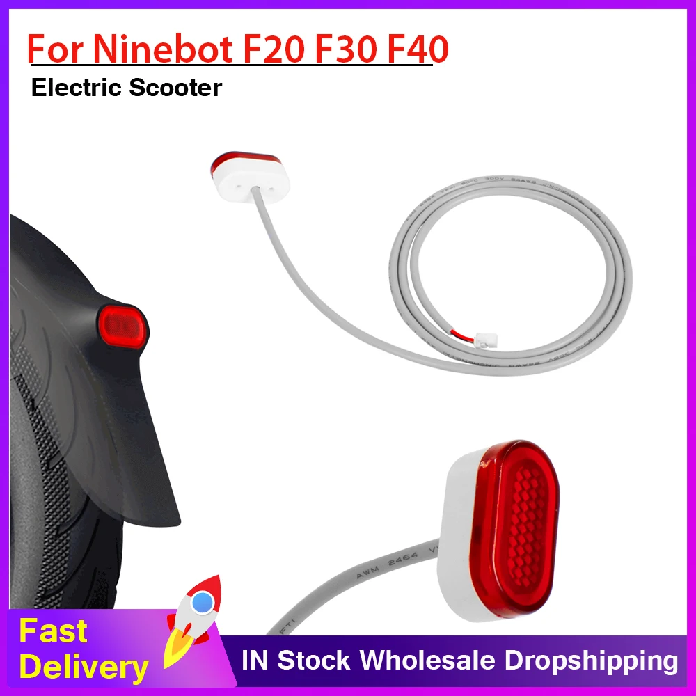 

F Series Rear Fender Warning Flashing Tail Light for Ninebot F20 F25 F30 F40 Electric Scooter Taillights Replace Accessories