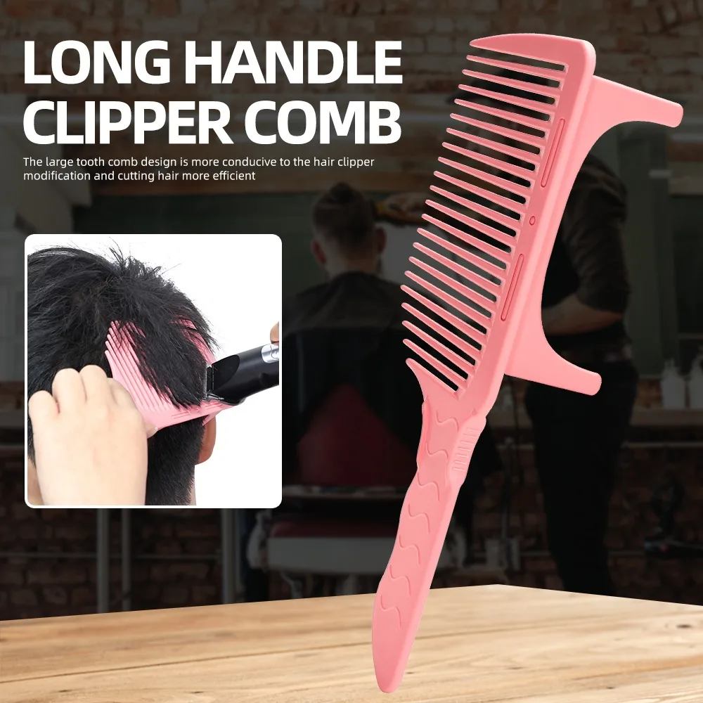 3Pcs\set Arc Design Barber Fade Comb Professional Fading Precision Clipper Comb Hairdressing Hair Cutting Blending Tool Home Use