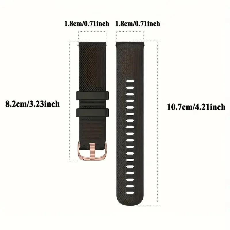 Premium 18mm Universal Watch Strap Band Bracelet