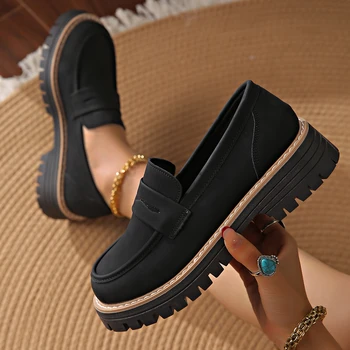 Sneakers Women New Big Size Platform Anti-slip Outdoor Sneakers Comfortable Office Light Casual Designer Shoes Zapatos De Mujer