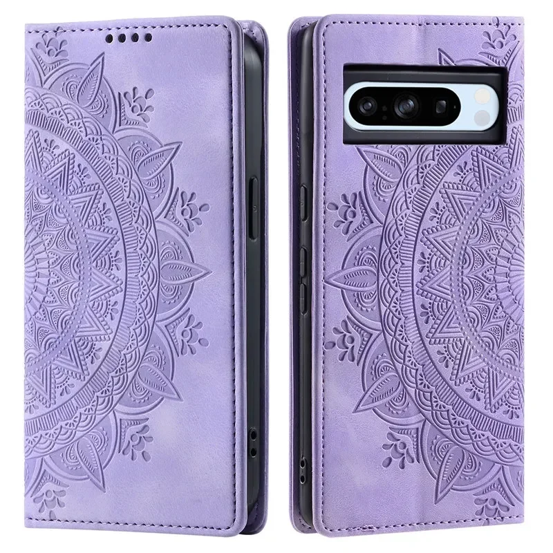 Premium Magnetic Flip Leather Wallet Phone Case with Card Holder and Book Cover Design