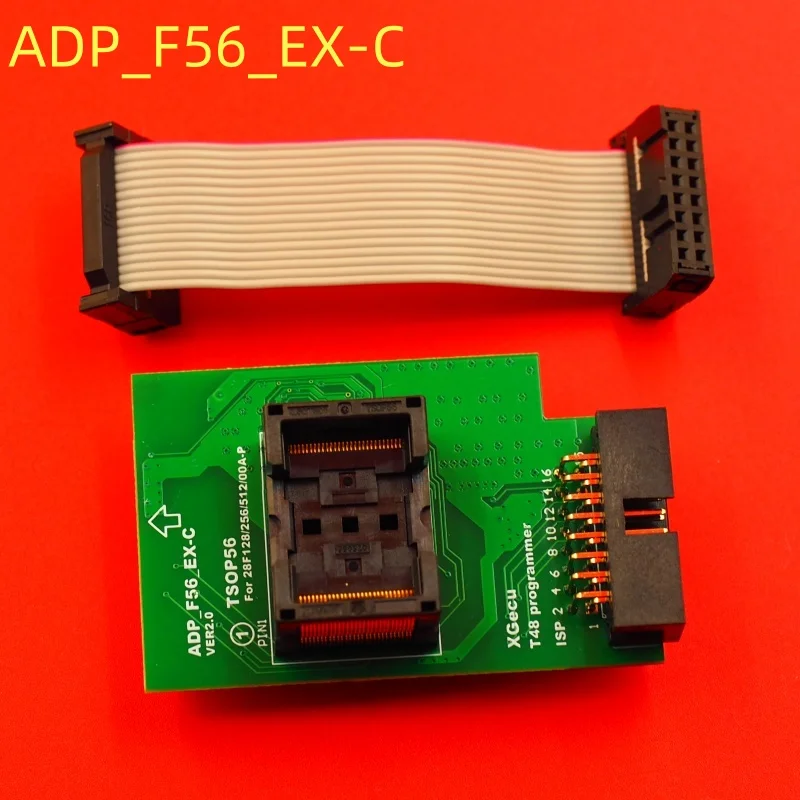 XGecu T48 프로그래머용 100% 오리지널 VER2.0 TSOP56 3-IN-1 어댑터 키트 ADP_F56_EX-A/B/C ? 플래시 EPROM 프로그래밍 액세서리