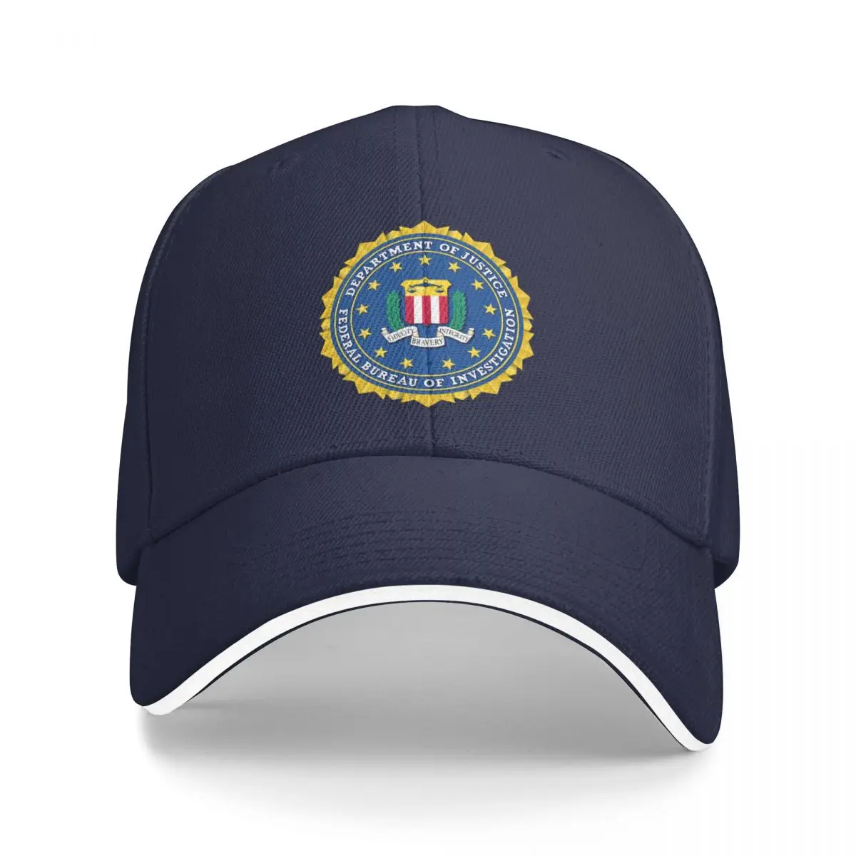 FBI FEDERAL BUREAU OF INVESTIGATION DEPARTMENT OF JUSTICE OF THE UNITED STATES Baseball Cap Gentleman Hat Hat For Women Men'S