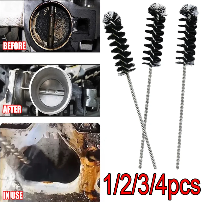 

Valve Carbon Cleaning Brushes for Air Door Carbon Deposits Car Engine Air Inlet Cleaning Tool Brush Car Detail Cleaning Brush