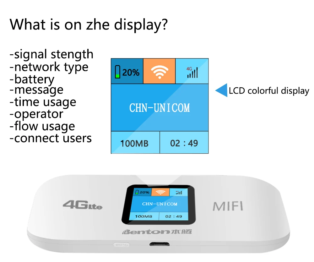 wireless signal booster Benton Mini 3G4G Mifi Router Mở Khóa Lte Di Động Bỏ Túi Wifi Kèm Sim Không Giới Hạn Internet Cho Tiểu Wifi Di Động Điểm Nóng best router