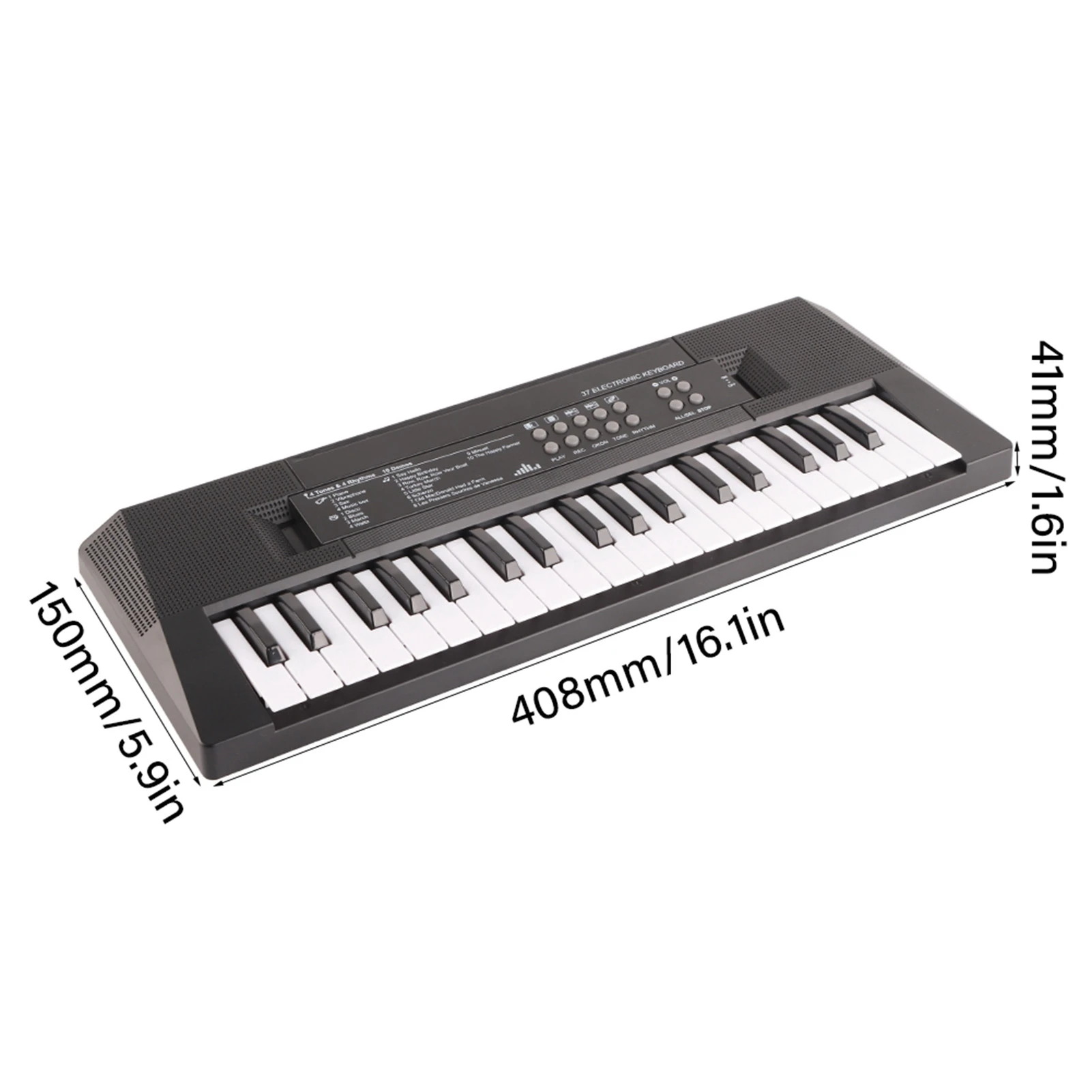 Electronic musical instrument midi control keyboard 37 Key Electronic Music Keyboard Electric Keyboard Piano children's musical instrument toy microphone recording function