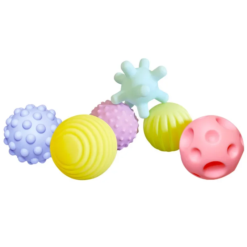 Baby Toys Hand Grip Balls Stroke Balls Tactile Sensory Baby Grip Soft Rubber Balls educational toys for children toddler toys 6