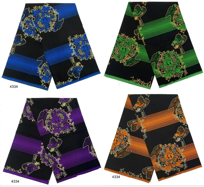 African Wax Fabric High Quality Wax Nigerian Ankara Block Prints New Arrivals Batik Fabric Dutch Pagne 100% Cotton For Sewing