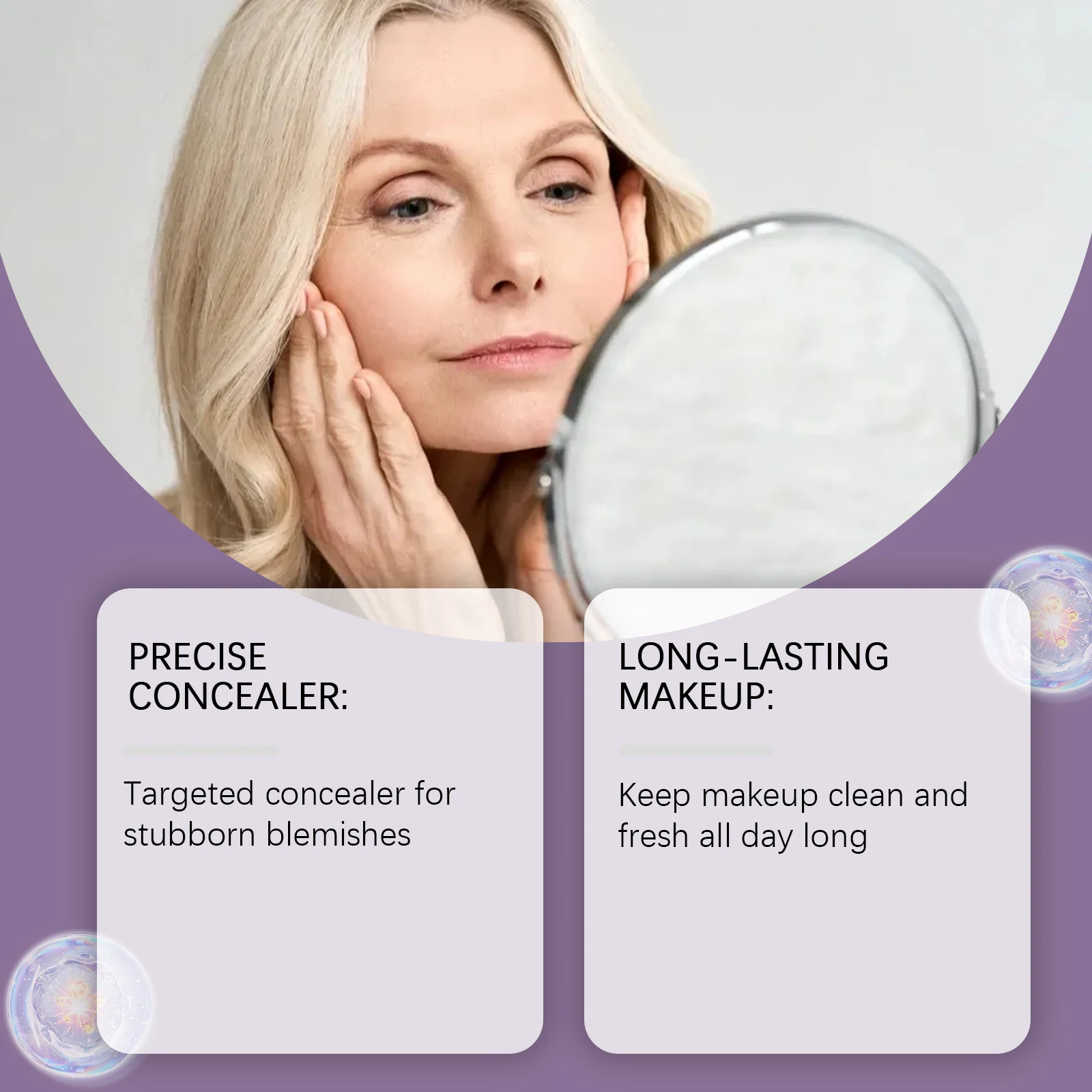 Waterproof Full Coverage Concealer for Dark Circles Removal spots dullness blemishes Brightening Skin Liquid foundation Cream