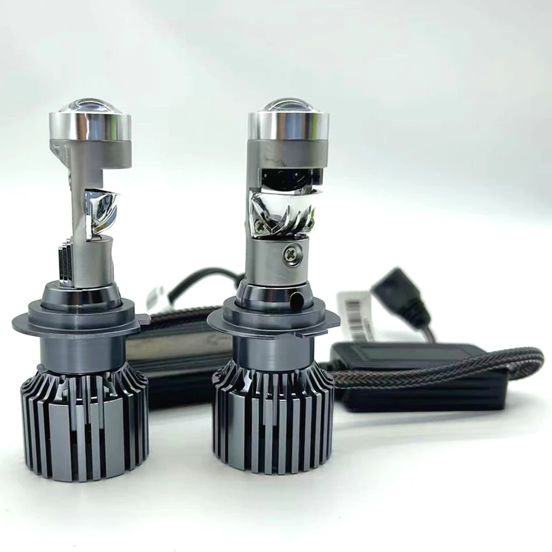 2PCS H7 LED Headlight Mini Lens H4 LED Headlight Bulb 6000K 100W 9005/HB3 9006/HB4 H11 H9 H8 Car Lamp 12V 8000LM White Light