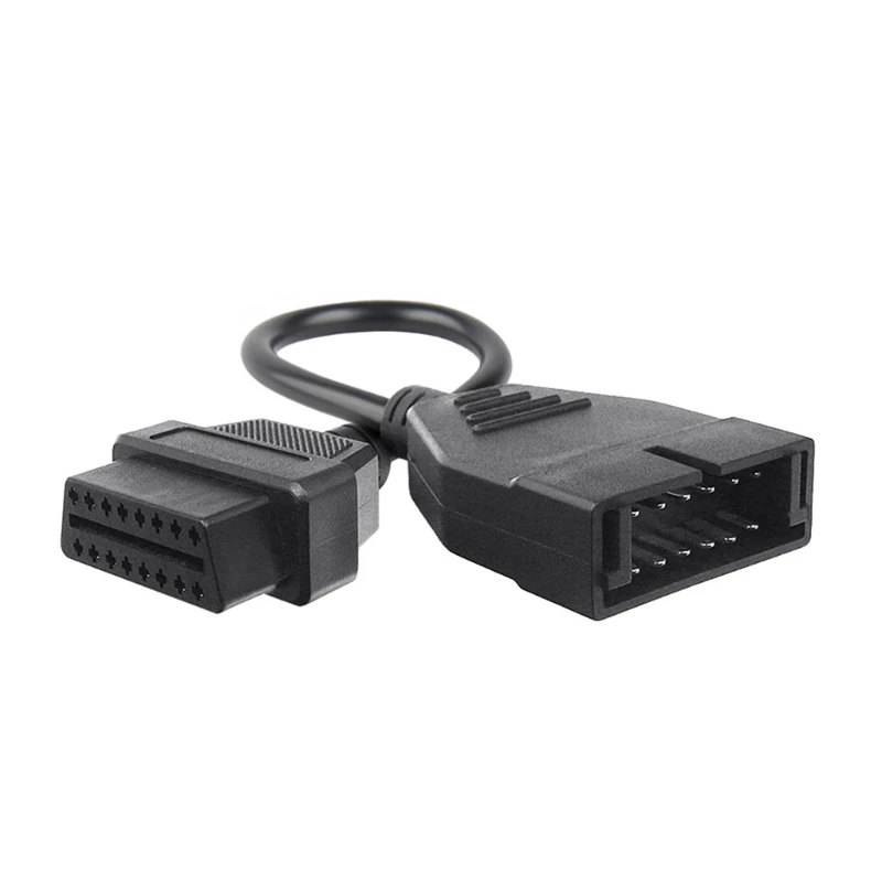 

12pin to OBD1/OBD2 Adapter Cable Simple Vehicle Diagnostics Cable Connector B36B