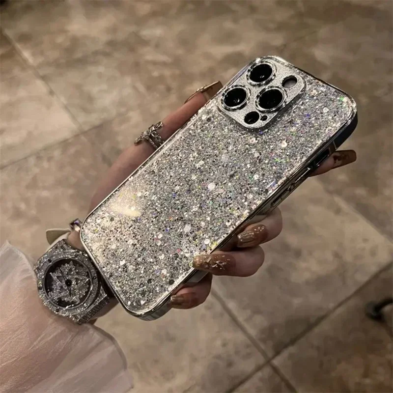 Luxury Glitter Bling Phone Case - Shockproof Bumper Cover