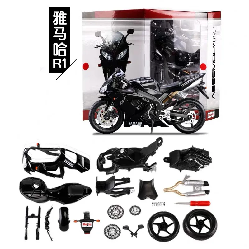 

Maisto 1:12 Yamaha R1 Assembly Version Alloy Motorcycle Model Diecast Metal Toy Motorcycle Model Simulation Collection Kids Gift