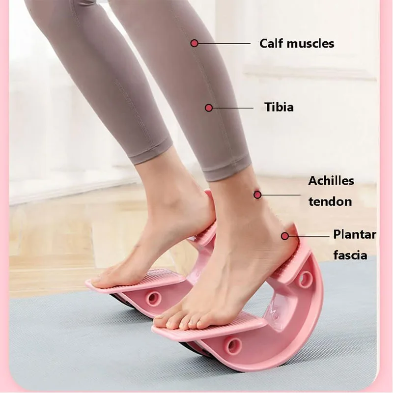 Foot Rocker Calf Ankle Stretch Board for Achilles Tendinitis Muscle Stretch Massage Fitness Pedal Stretcher Plantar for Yoga