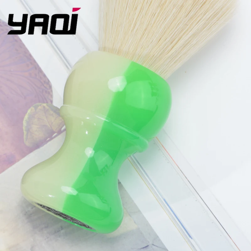 YAQI JANUS BIFRONS 24mm 합성 캐시미어 노트 면도 브러쉬, 다..
