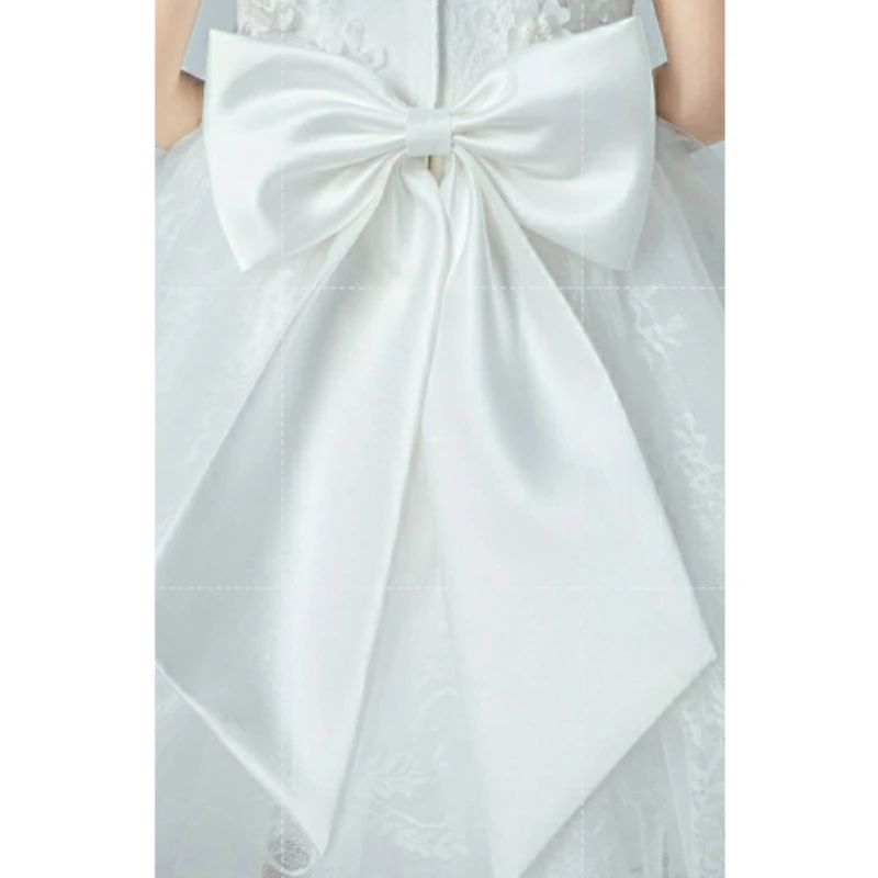 Detachable Satin Bow for Women Child Wedding Dress Prom Dresses bridal dress decoration