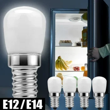 LED 냉장고 전구, 냉장고 디스플레이 캐비닛용 나사 전구, 220V 냉장고 램프, E12, E14, 1 개, 2 개, 4 개