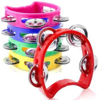Kids Handheld Bell Tambourines 1
