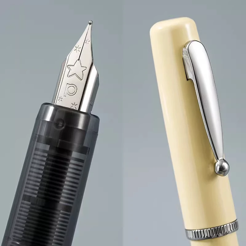 Stylo plume de poche PLATINUM à plume apparente, stylo court pour la pratique de la calligraphie, cadeau pour étudiants avec coffret._voghion.com