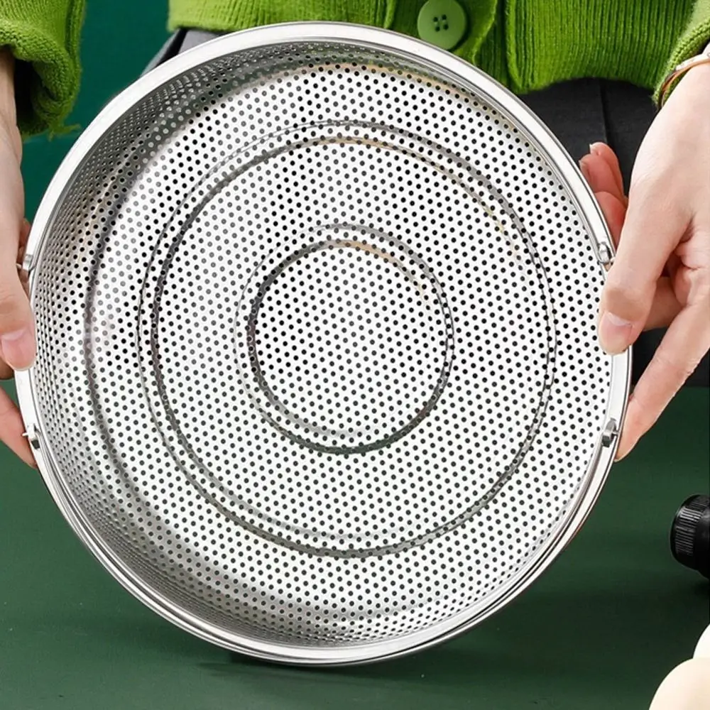 Description Picture 6 of itemMultifunction Household Basket Steaming Rack with Handle Stainless Steel Pressure Cooker Steamer Basket Cooking Utensils