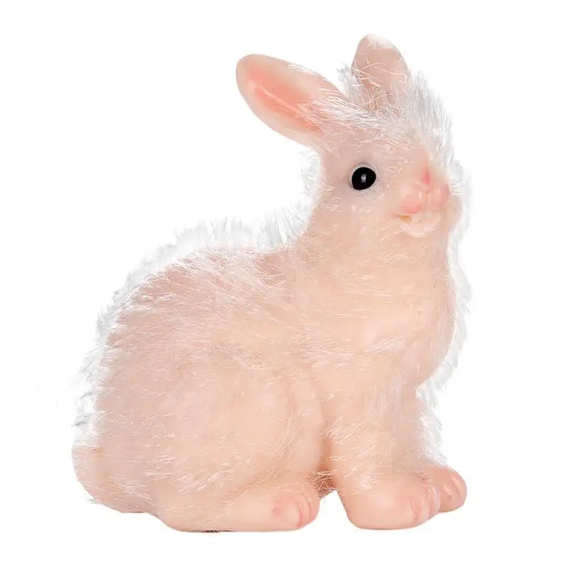 

Rabbit Stress Relief Toy Reborn Cute Rabbit Sensory Fidget Toys Realistic Silicone Soft Stress Bunny Stress Toy Helps To Relax