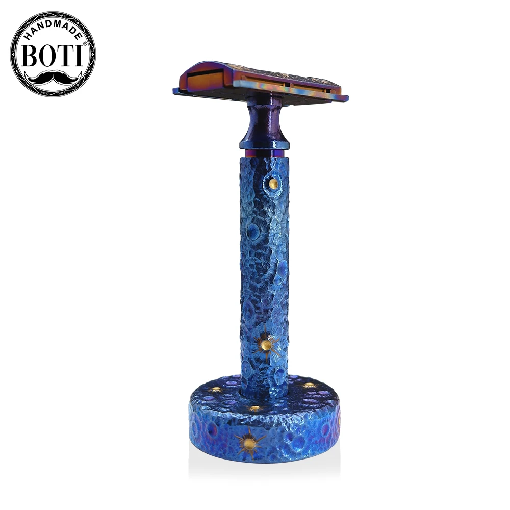 Boti Razor Titanium SE and DE Safety Razor for Manual Wet Shaving Men Shaver Face Care Beard Hair Remover Barber Tools 4