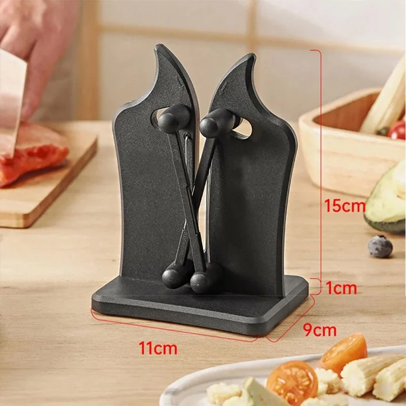 Kitchen Knife Sharpener Tools Easy And Safe Stainless Steel Knife Sharpener Kitchen Chef's Knife Damascus Knife Kitchen Tools - 5