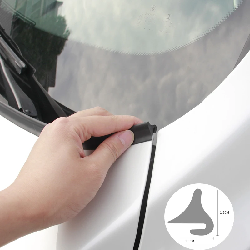 1.8m Car Hood Guide Strip Cover Spoiler Sealing Strip Decoration