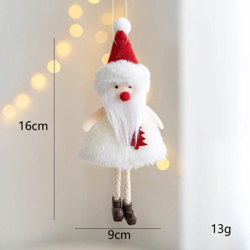 Christmas Tree Hanging Angel Doll Kids Toys New Year Ornaments Pendants 2025 Navidad Noel Home Decoration New Year Gifts 2026