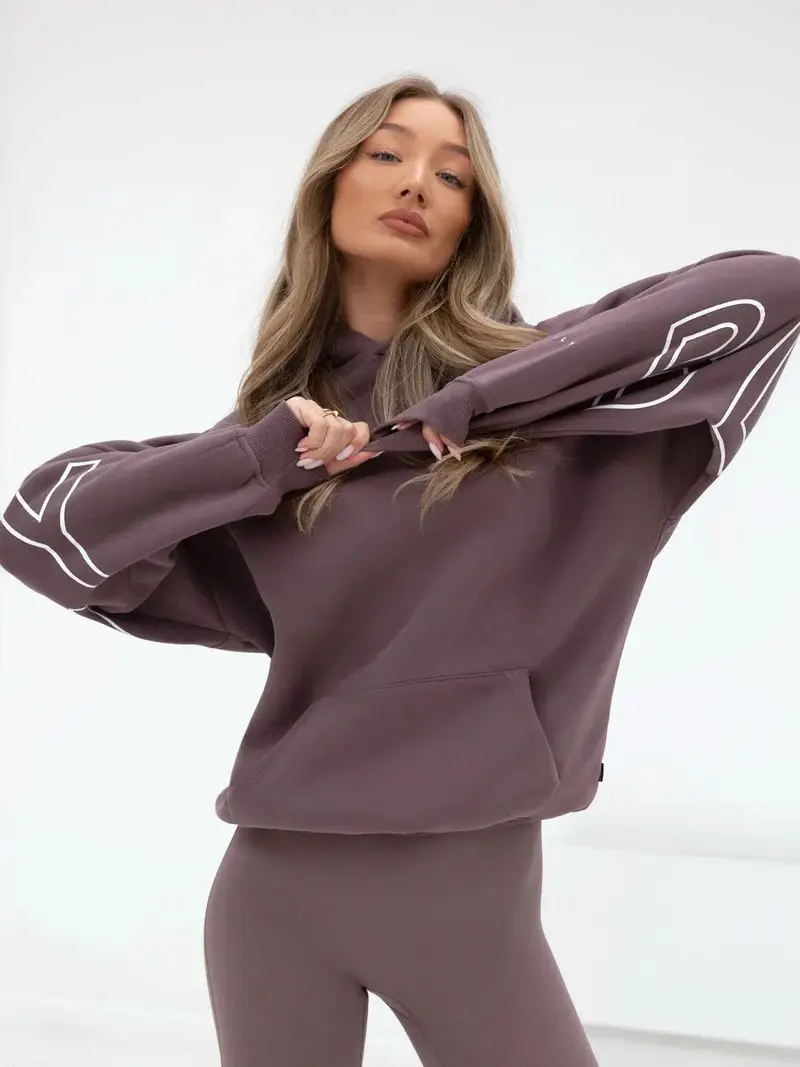 Hip-hop Harajuku High Street Trendy Brand Letter Print Oversized Hoodie Men Y2K 2025 Retro Gothic Punk Casual Sweatshirt Women