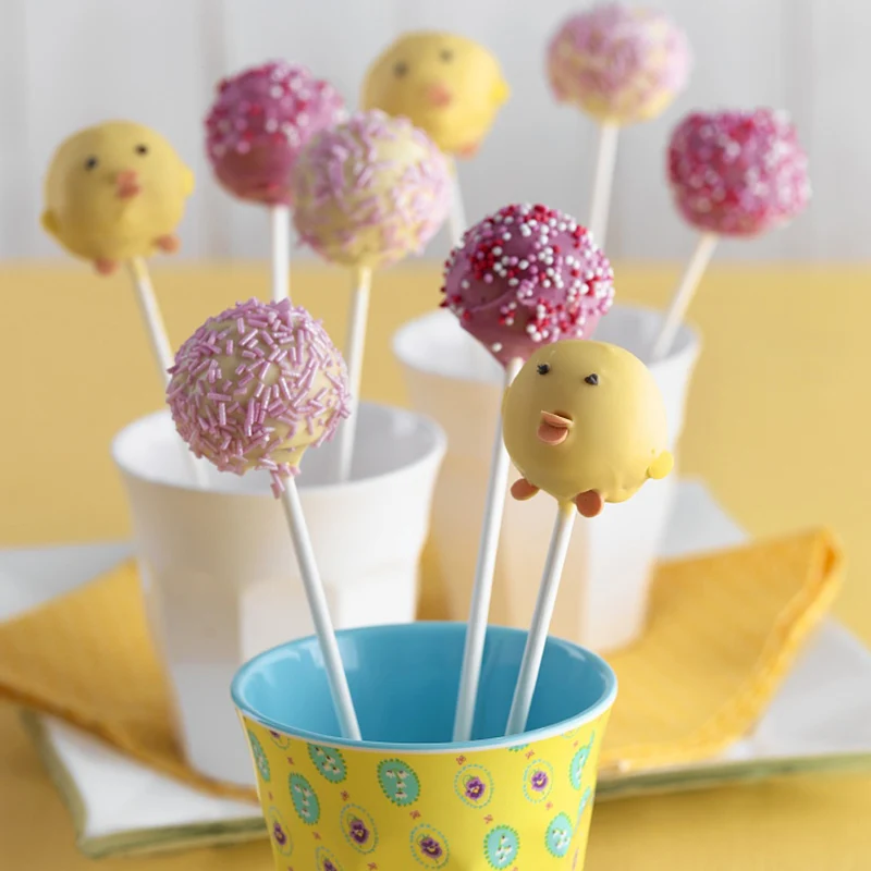 100pcs 8-20cm White Lollipop Stick Safe Solid Core Chocolate Sugar Candy Paper Sticks Cake Pop Sticks DIY Mold Bakeware Tools lollipop sticks
