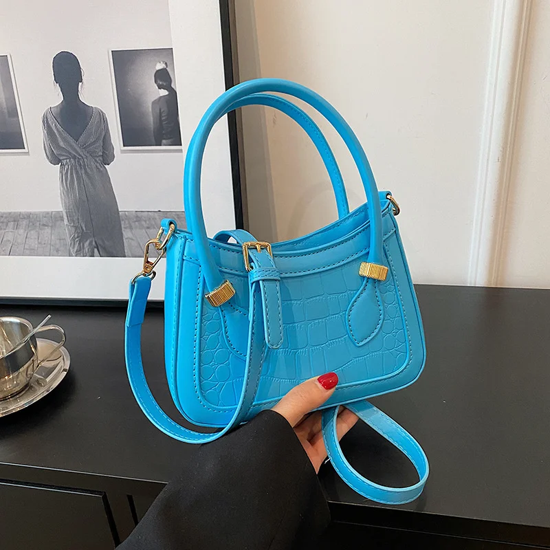 Newest Women's Shoulder Bag Trendy Crossbody Bag Daily Handbag Girl's Small Square Bag Pink, Orange, Green, Blue, Black, White