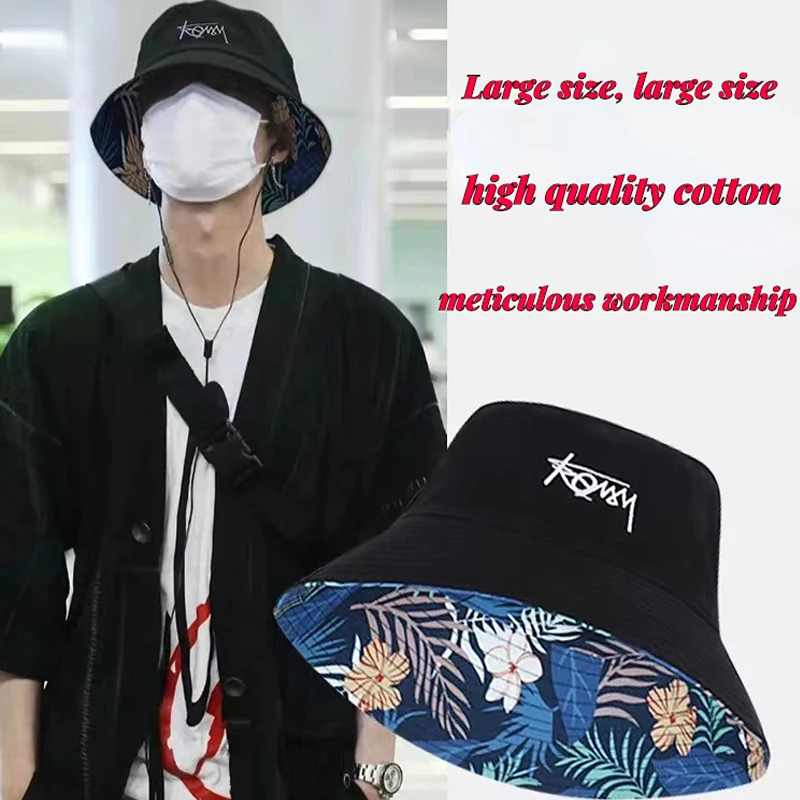 韓国大人気 ★ HAZZYS ★ Line Color Cotton-Blended Bucket Hat Trendy Apparel Shop Casual Cotton Short Brim Bucket Hat