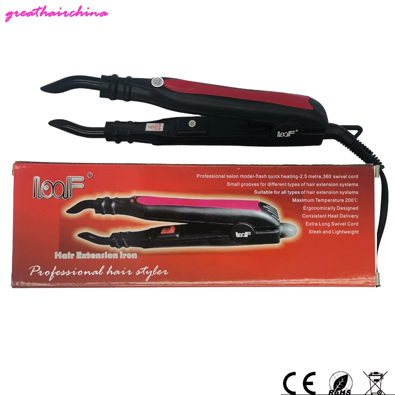JR-678 팁 C 온도조절기 포함 전문 헤어 용접기, 헤어 케라틴 본딩 커넥터, 미용 미용사 도구, 1 개