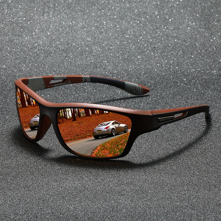 Yellow Night Vision Anti-Glare UV Protection Polycarbonate Glasses