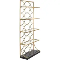 Stylish Glass Tier Etagere Metal Frame Storage Rack Multiuse Hallway Living Room Home Decor Organization 2