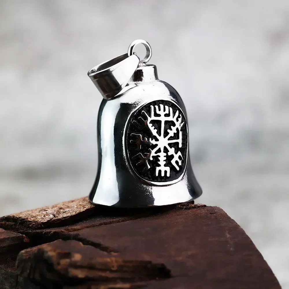 Lion King Pendant and Keychain with Uniquely Carved Bell - Retro Design